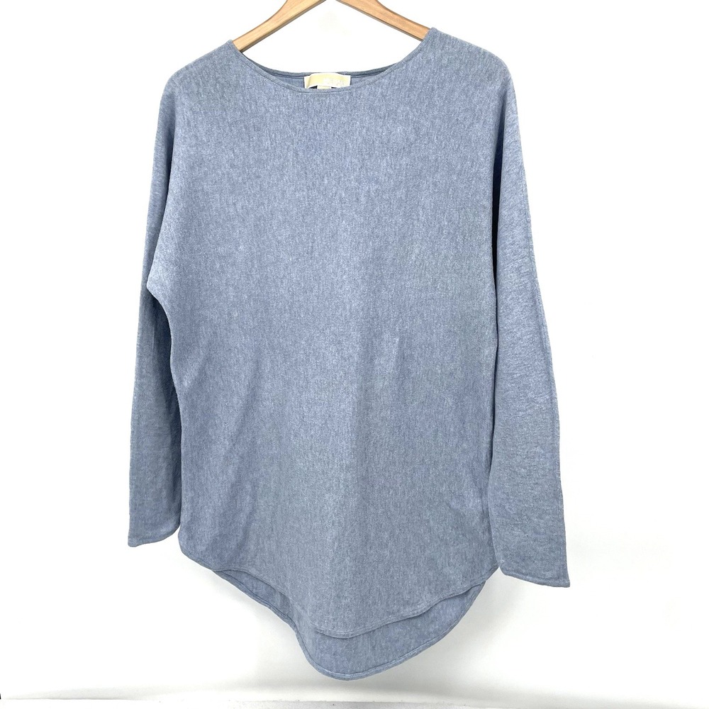 Michael Kors Long Sleeve Blue Sweater Tunic Size L
